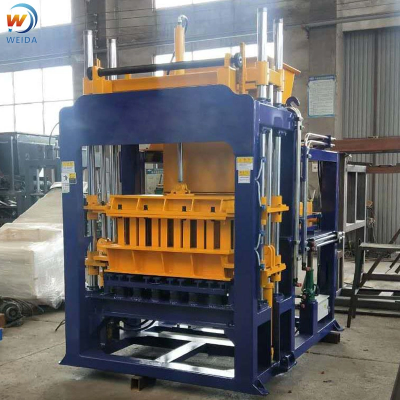 Building Material Brick Machinery Qt6-15 Cement Block Making Machine Hollow Paver Solid Curbstone Molds Customized