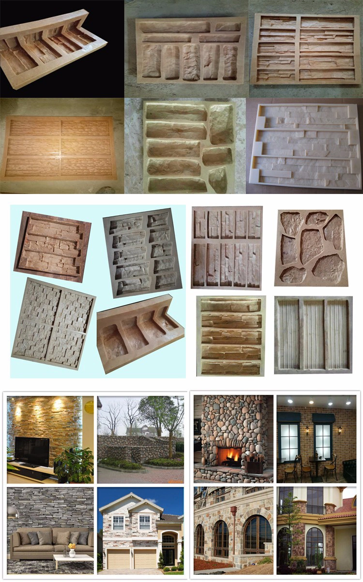 Low Price Wall Decorative Paving Cultured Artificial Stone Mould