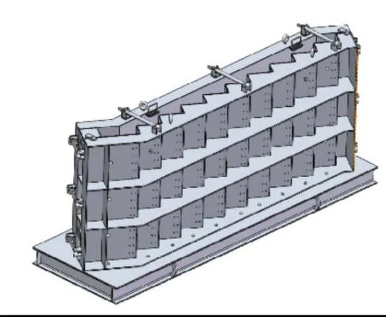 Molduras de venda quente cofragem/escada de concreto pré-moldado formando moldes com sistema de vibração automática