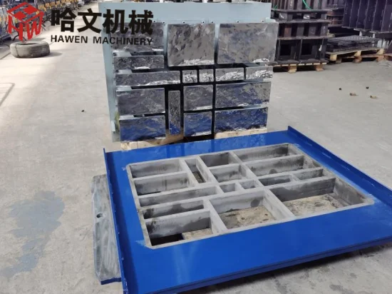 Molde de telhas de pavimentação de concreto para máquina de meio-fio de tijolo de bloco de cimento