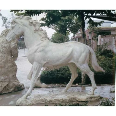 Nova escultura de animais em pedra escultura ao ar livre para venda