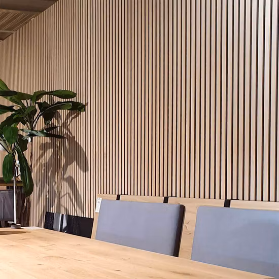 Parede de fundo Painel de parede de poliestireno PS Painéis de parede de luxo Grade de madeira personalizada Painel de parede PS Preço de fábrica Design Molde interno Carvalho Amer Coreia PS decorativo